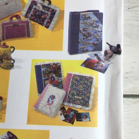 Vintage Simplicity Crafts 1995 Sewing Pattern Covers Multiple Home Items - Picture 3 of 13